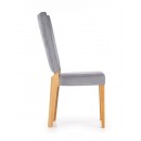 Стул HALMAR ROIS дуб медовый/серый